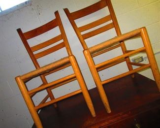 Pair of Ladder-back Chairs