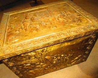 Brass Kindling Box