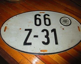 German License Plate