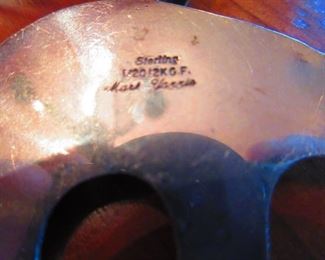 Artist Signature on Verso of Bear Fetish Pendant