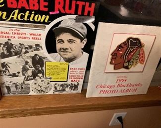 Vintage baseball memorabilia