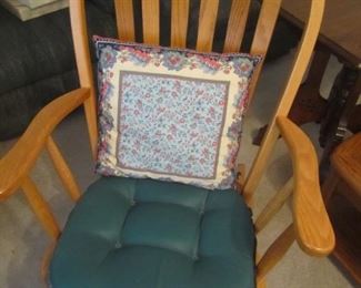 Oak rocker