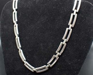 Artre Sterling Silver Chain Link Necklace