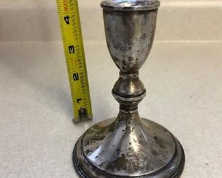 Sterling Candle sticks 4 1/2"