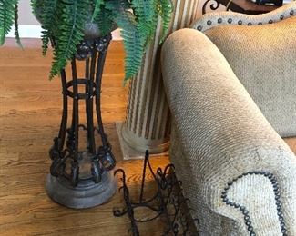 floor plant and magazine rack