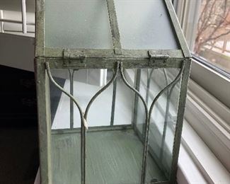 glass lantern decor
