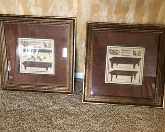 Pool room decor