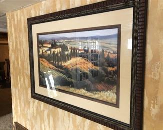 Tuscany framed art