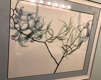 Wall Art Teal and Green, Framed