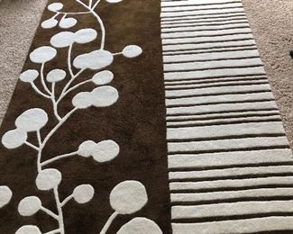 Teal and Brown Rug