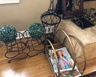 Wine Rack, Magazine Rack