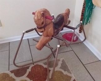 Vintage riding pony