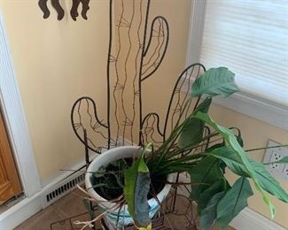 Native iron plant stand 