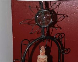 $85.00-Wrought Iron Bell Table Lamp
