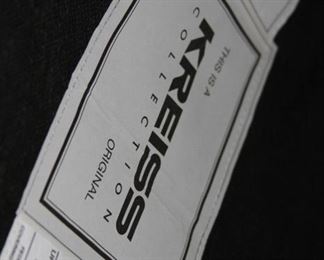 $550.00-Kreiss Oversized Chair with Ottoman-AS IS