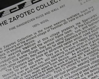 Zapotec Rug Info