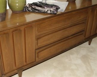 $325.00-American of Martinsville MCM Dresser-AS IS-some small damage to the top of the dresser