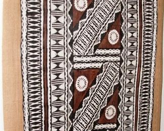 $50.00-Handmade Burlap & Thread Wall Hanging