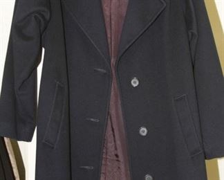 $22.00-Trilogie Blue Wool Coat