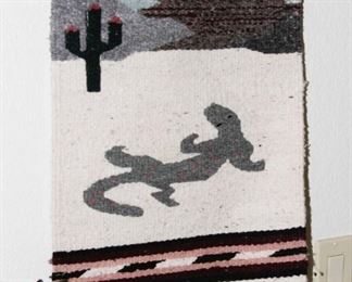 $55.00-Hand Woven Gecko Wall Hanging