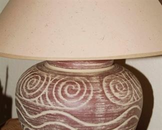 $45.00-Ceramic Pottery Table Lamp #2
