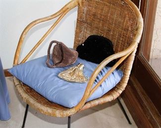 $55.00-Rattan Accent Chair #1