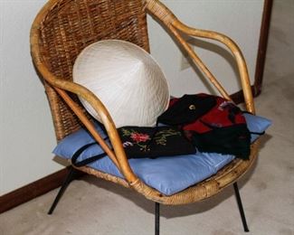 $55.00-Rattan Accent Chair #2