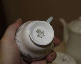 Base of an Aynsley teacup