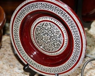 $22.00-Decorative Inlaid Mother of Pearl Bowl