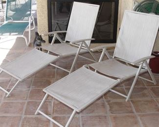 $55.00-Ivory Cloth Loungers #1 & #2