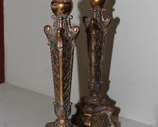 $75.00-Pair of tall Mark Roberts Candlesticks