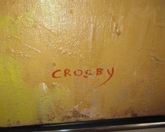 Crosby Listed Art oils