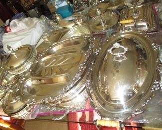 Tons Silver Plate & Silver