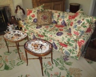 Staffordshire ~ Floral Custom Sofas ~ Rugs 