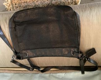 New with tags Reed Krafkoff snakeskin & leather handbag