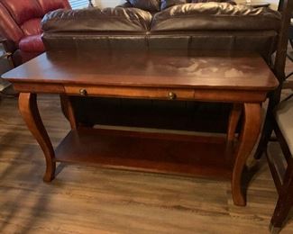 Sofa / entry table with drawer