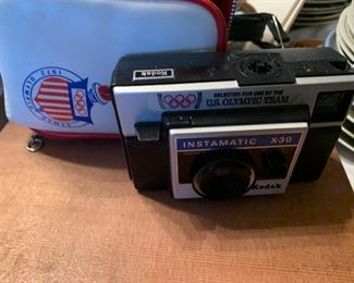 Vintage 1970 to commemorative Olympic camera