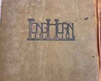 "Longhorn 1910" Early Rare Texas A&M  Aggie Yearbook. Nice Condition Leather cover.