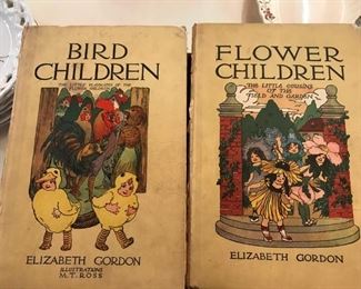 Bird Children and Flower Children books by Elizabeth Gordon