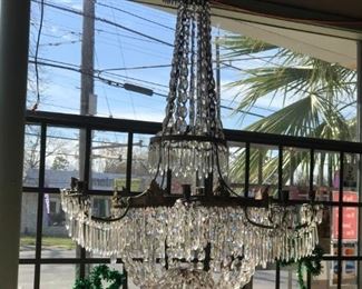 Non electrified chandelier