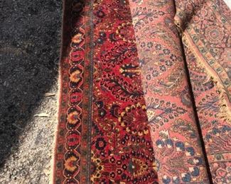 Pair of older Sarouks