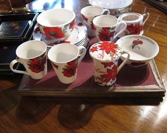 Nice poppey coffee set