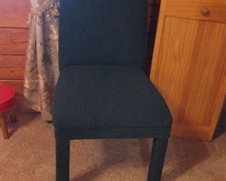 Green parsons chair, great for an office