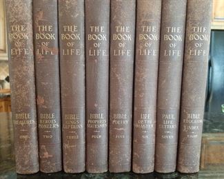 Antique Book of Life - Set of 8 - 1923 - $200.00