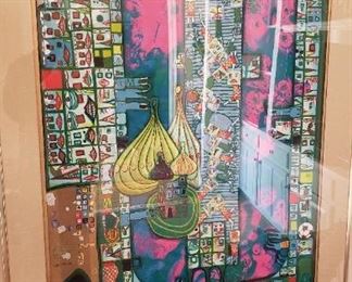 1972 Olympische Spiele Munichen Framed Poster with Official Seal