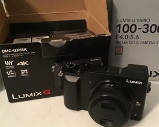 Lumix GX 85K Camera with Lens 100 - 300