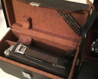 Old Movie Camera in Case