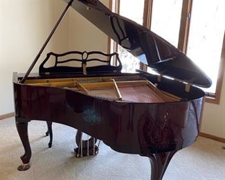Story & Clark mahogany Artist’s Series Provincial 5’ grand piano, available immediately 