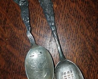 Sterling spoons. Fremont, NE and Centerville, Iowa