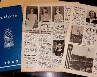 LeBlond 1963 yearbook and school papers